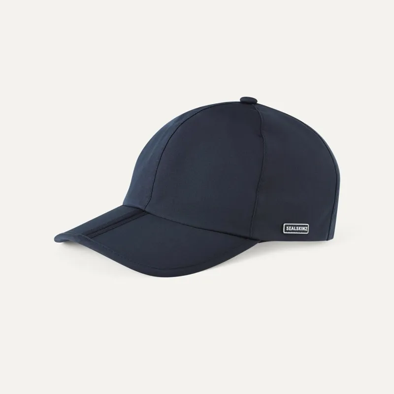 SEALSKINZ Salle Waterproof Foldable Cap Navy